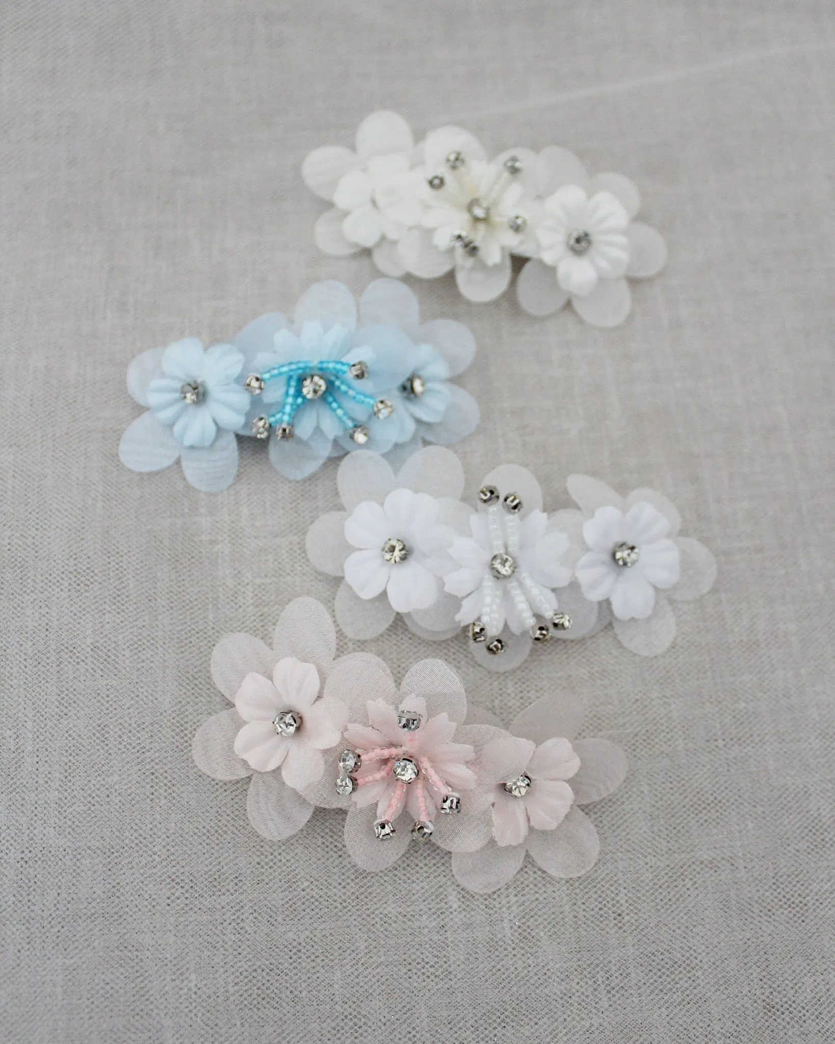 Embellished Flower Barette