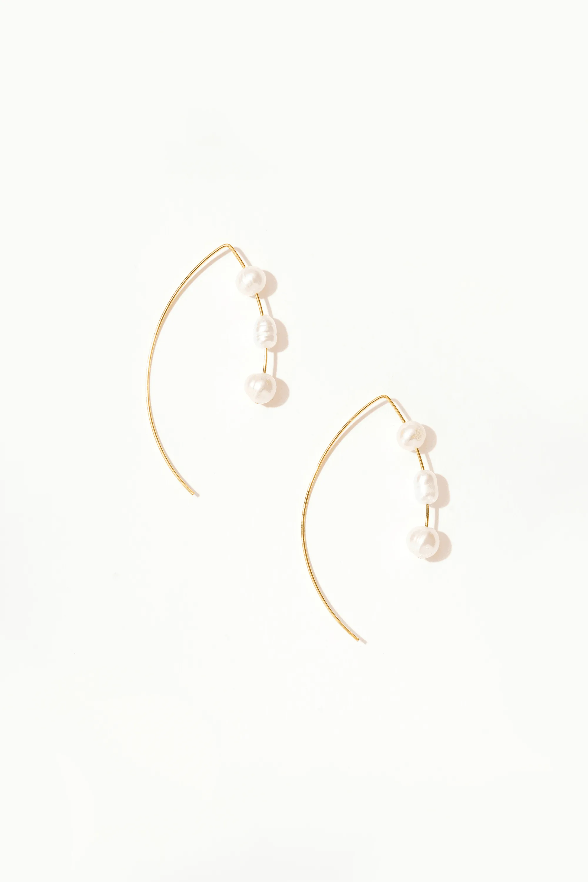 Freshwater Pearl Threader Earrings