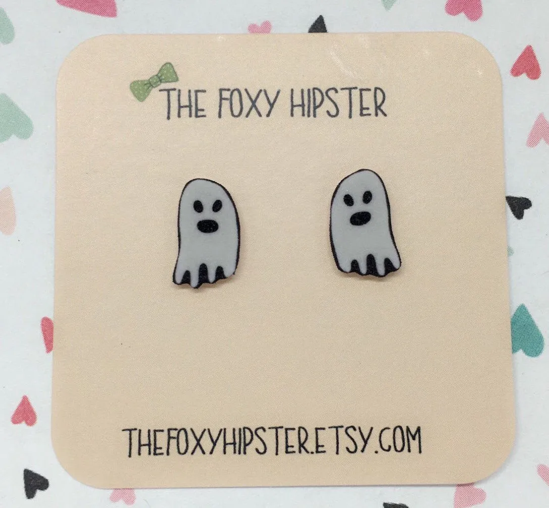 Ghost Stud Earrings Halloween