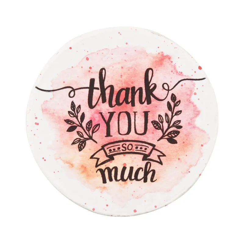 Gift Boxes-Thank you SO much-Paper Mache-Round-X-Small-Quantity 1