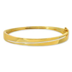 Gold Split Bangle