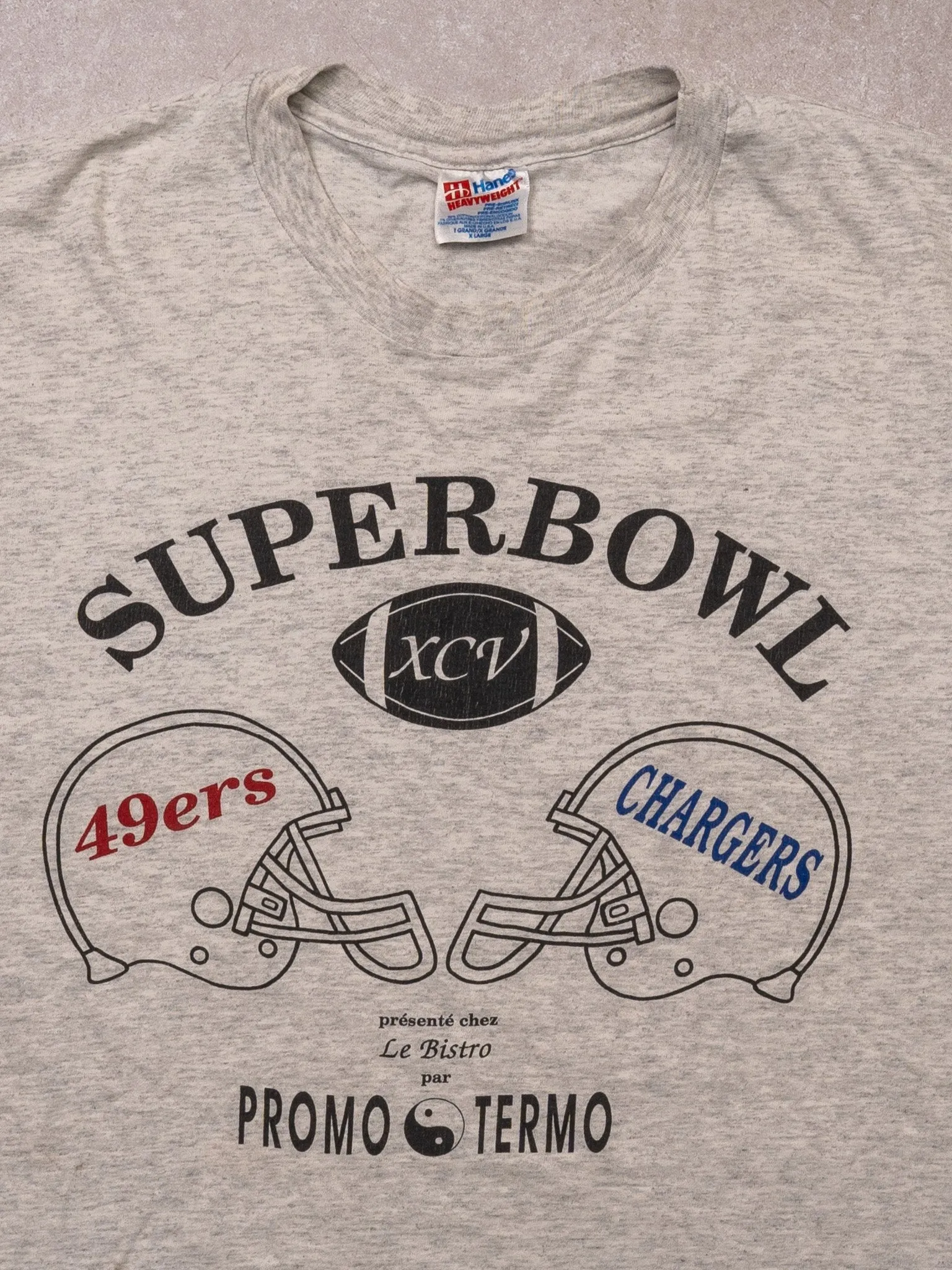 Grey Superbowl XCV 49ers v Chargers Tee (L)