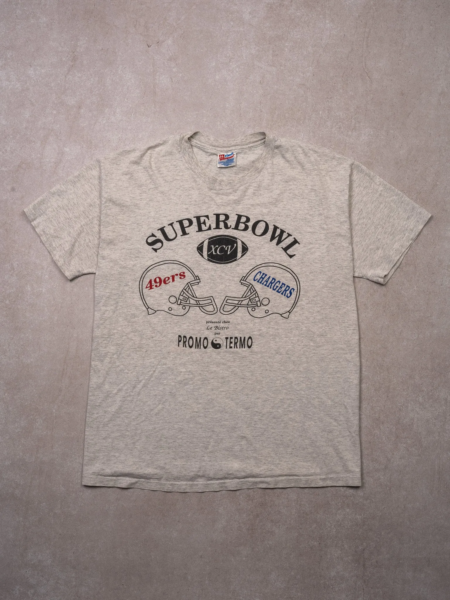 Grey Superbowl XCV 49ers v Chargers Tee (L)