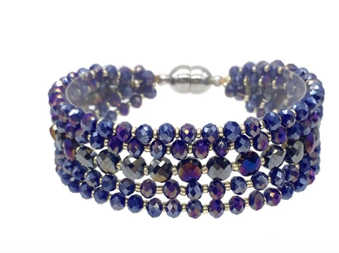 #H176 Great Gatsby Beaded Bracelet