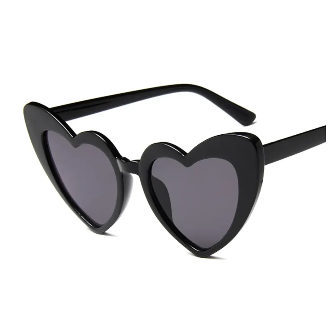 Heart Sunglasses Black