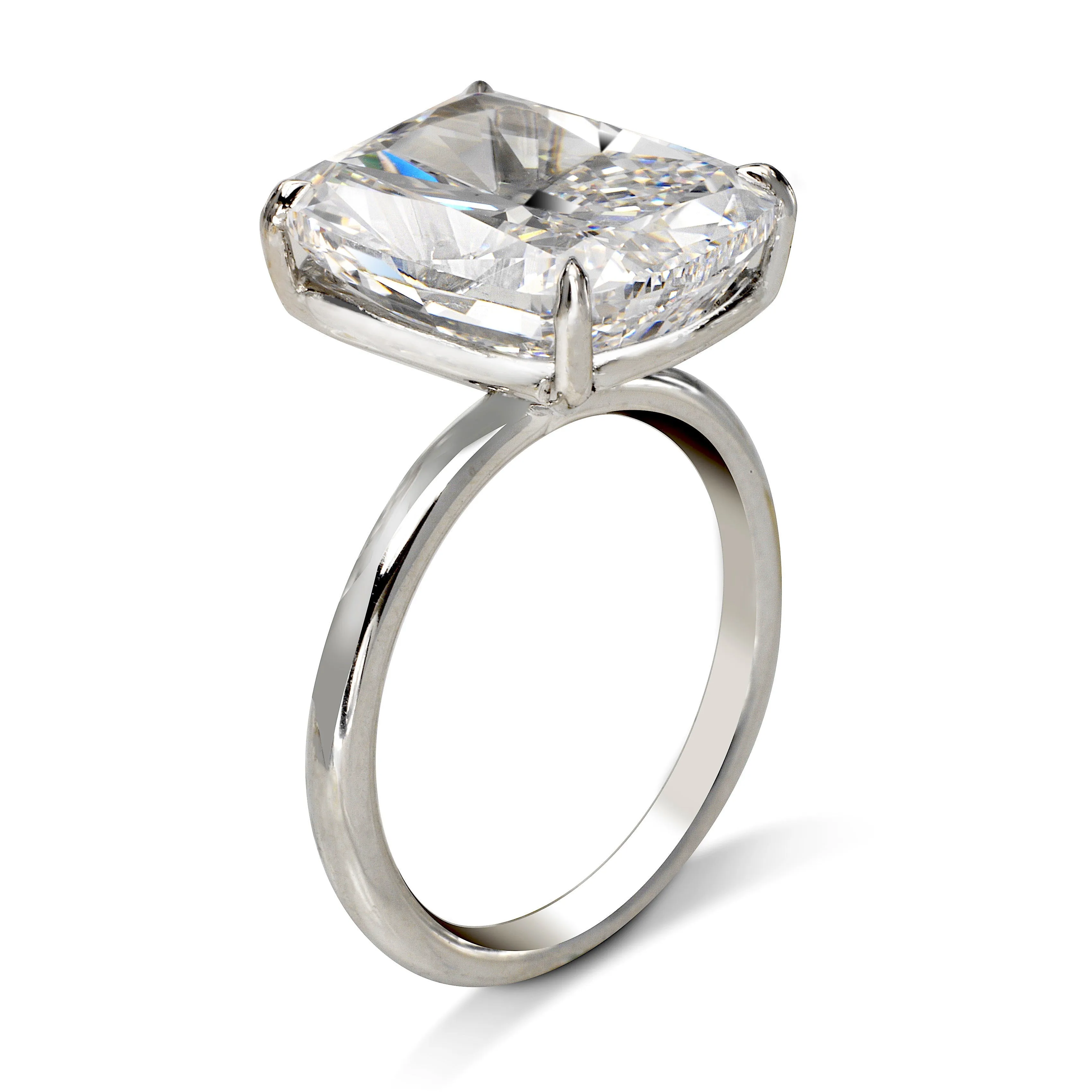 ICE 10 CARAT CUSHION CUT D COLOR VVS1 CLARITY DIAMOND ENGAGEMENT RING PLATINIUM GIA CERTIFIED 10CT D VVS1 BY MIKE NEKTA