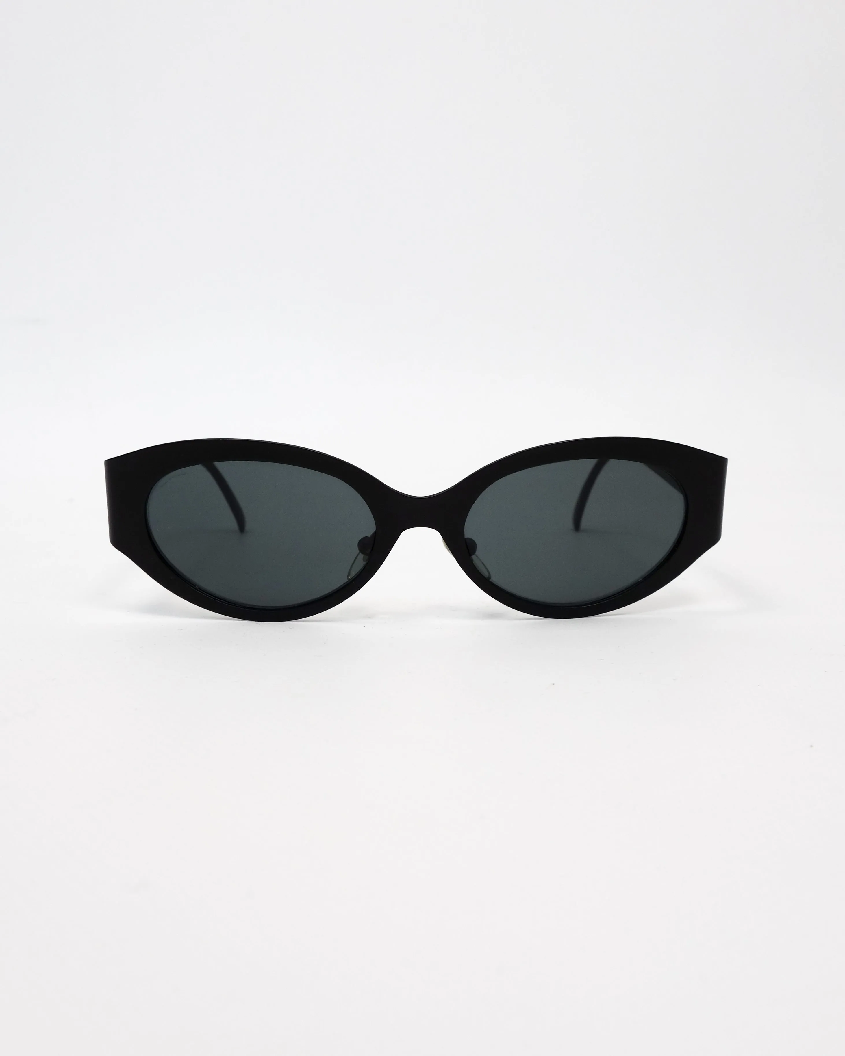 Iceberg Metallic Black Sunglasses 2000's