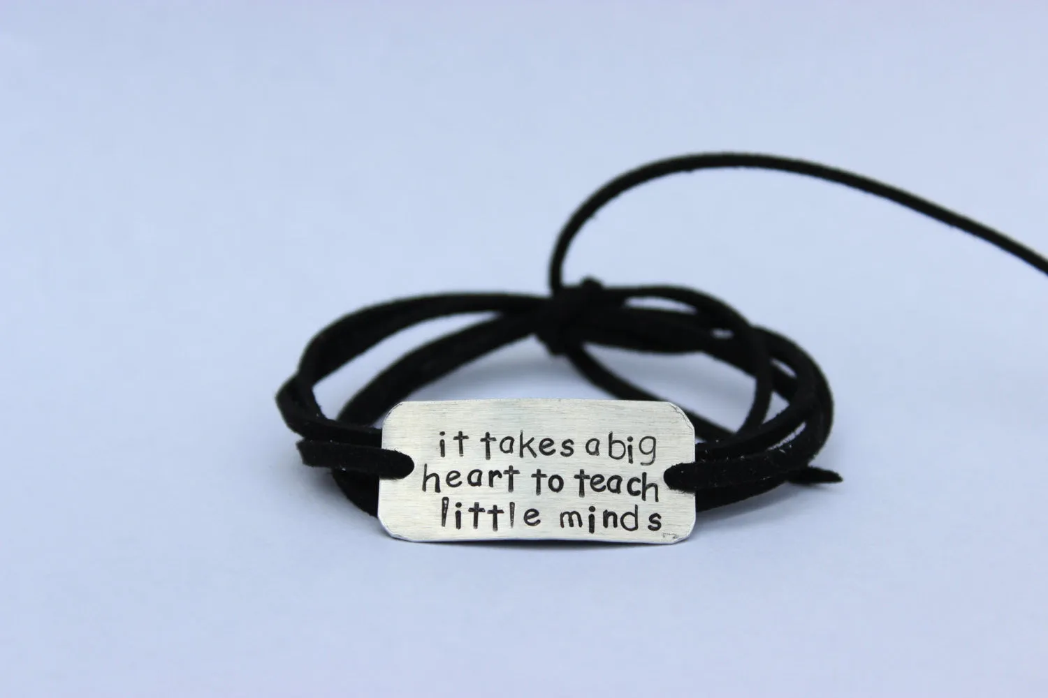 It Takes A Big Heart To Teach Little Minds, Wrap Bracelet