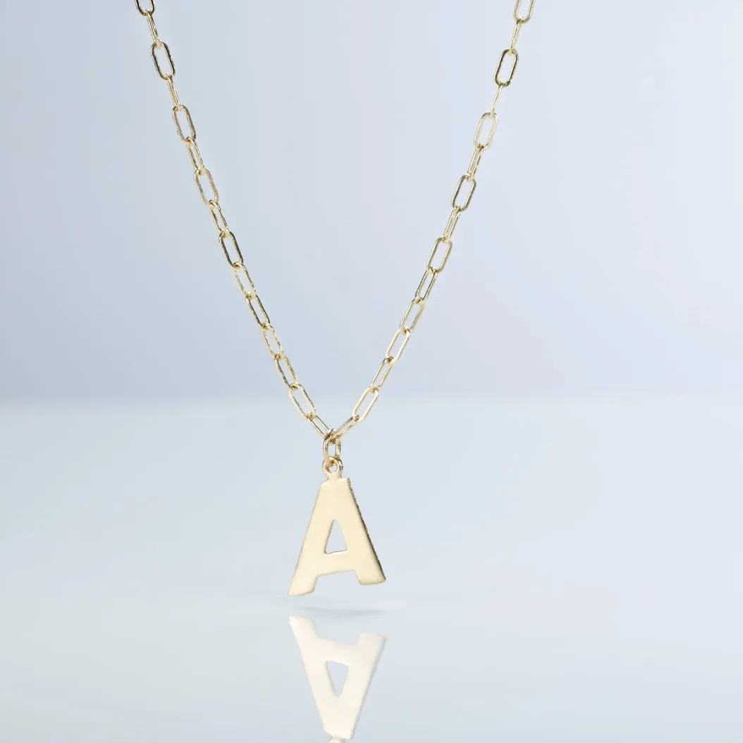 L Cutout Letter Charm