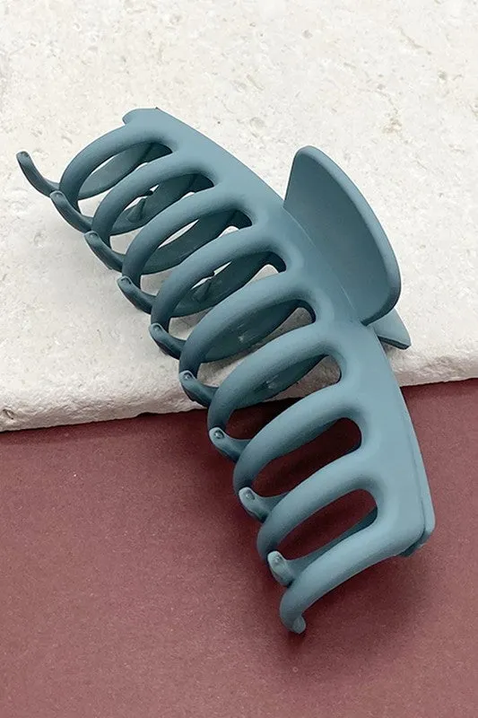 Large Matte Hair Claw Clip