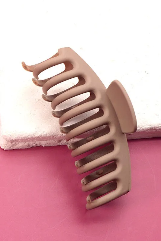 Large Matte Hair Claw Clip