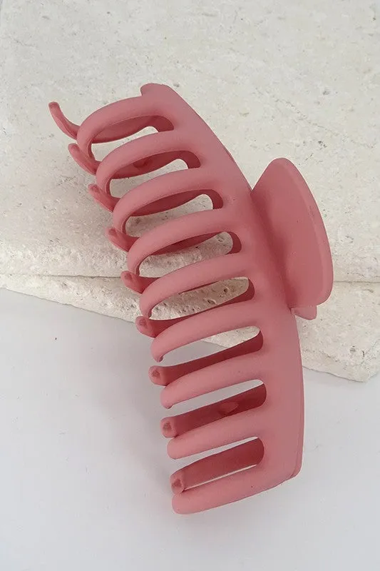 Large Matte Hair Claw Clip