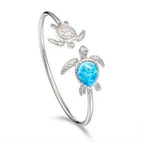 Larimar Honu Lovers Sleek Bangle