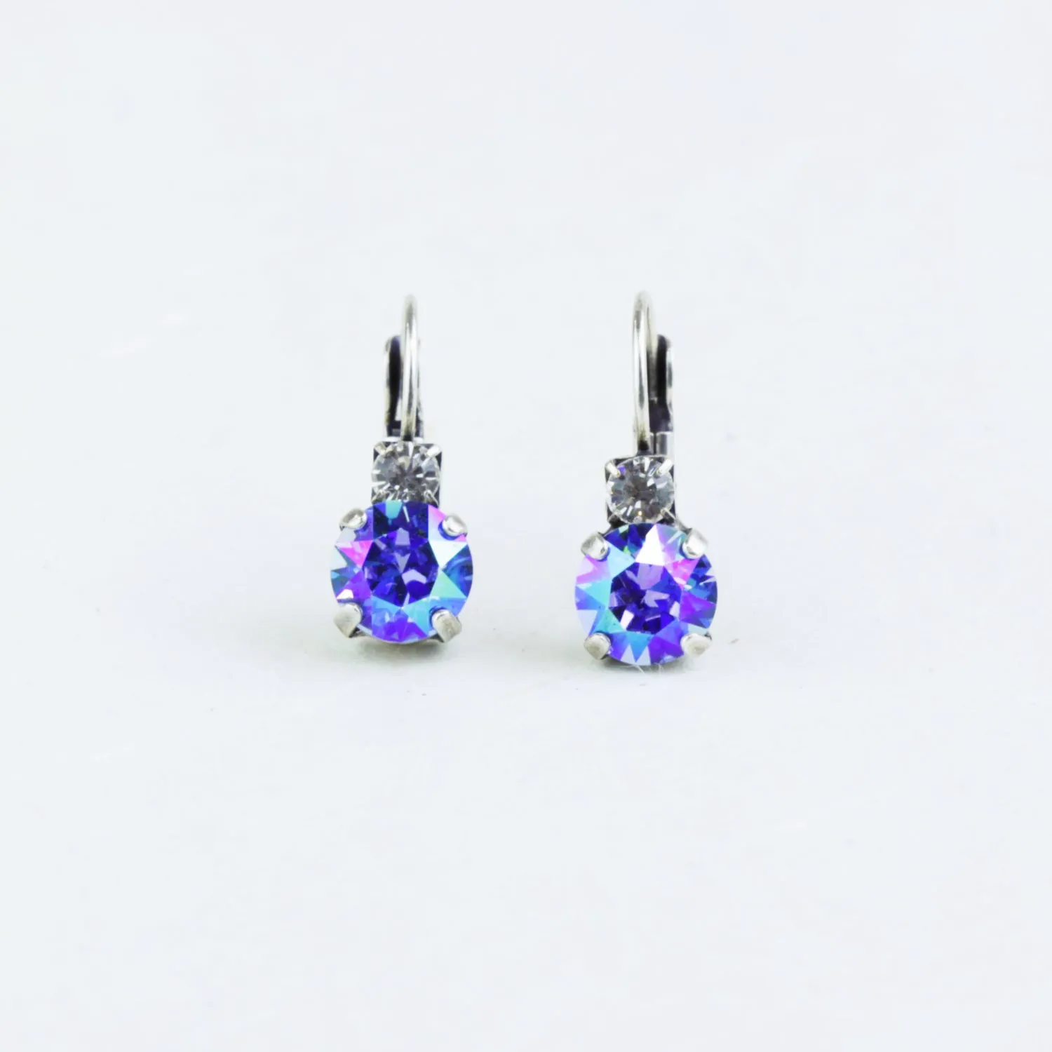 Light Sapphire Aurora Borealis Edie Earrings