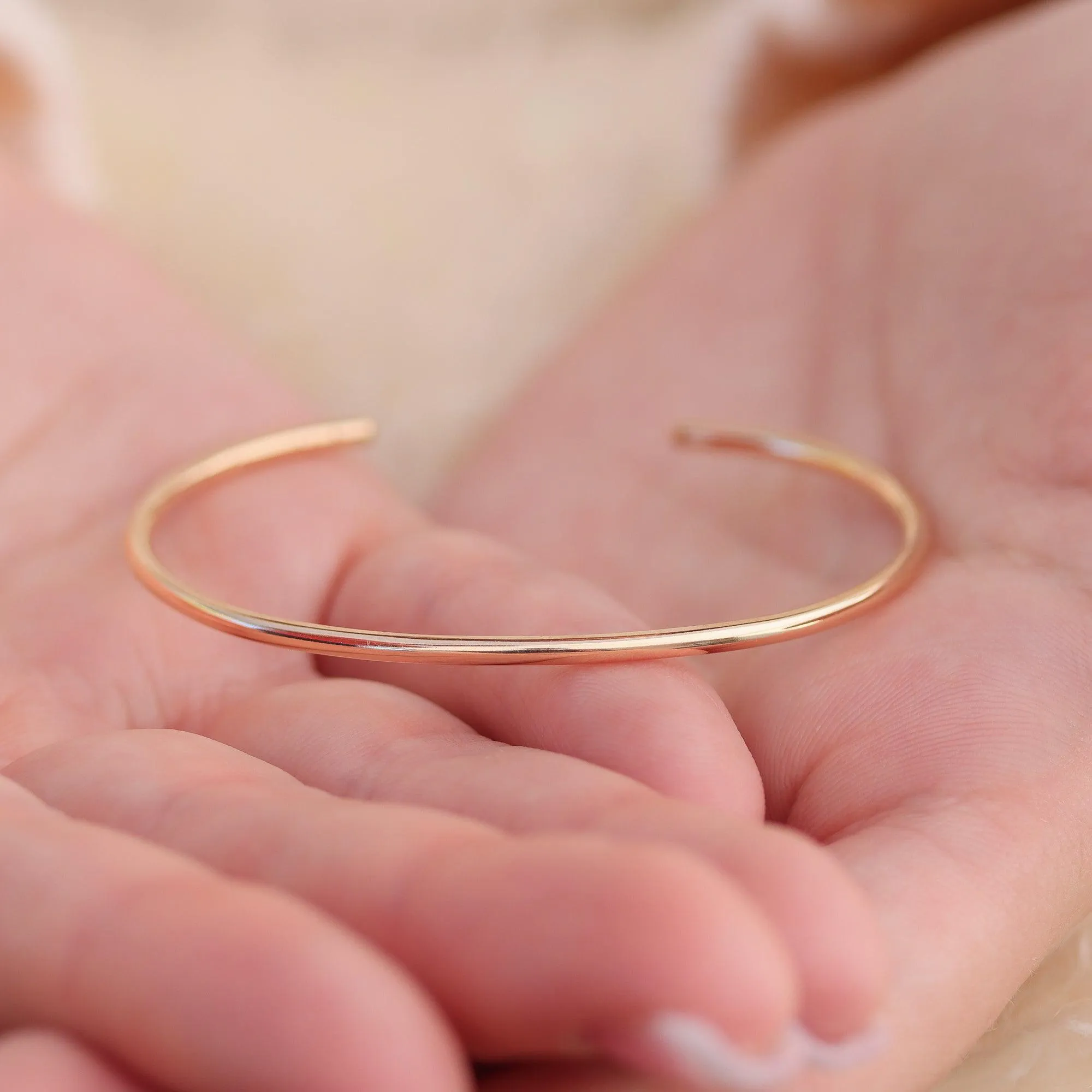 Matte Cuff in Gold Bracelet