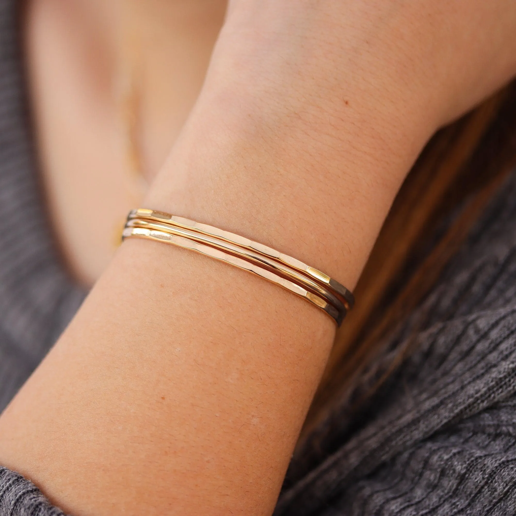 Matte Cuff in Gold Bracelet