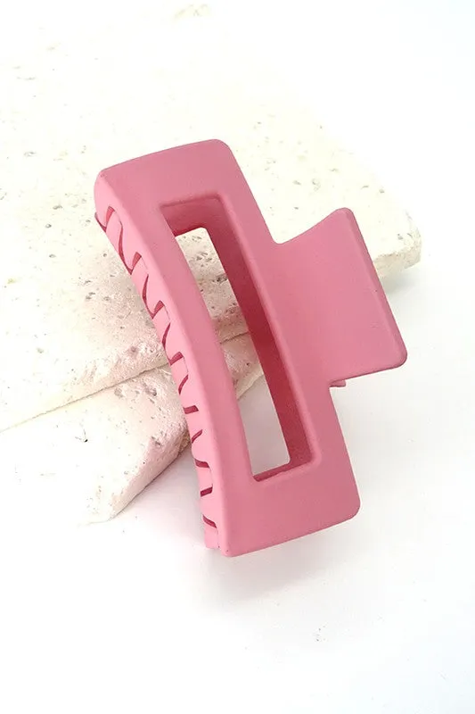 Matte Jumbo Claw Clip