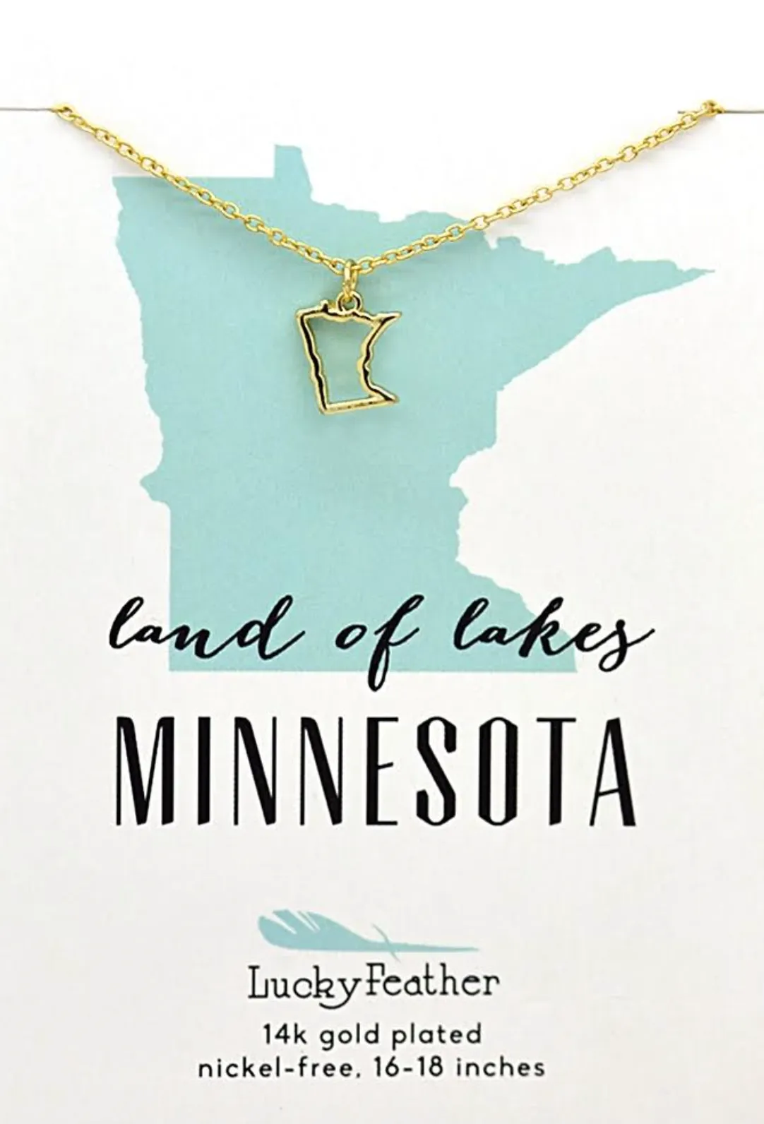 Minnesota 14K Nickel Free Necklace