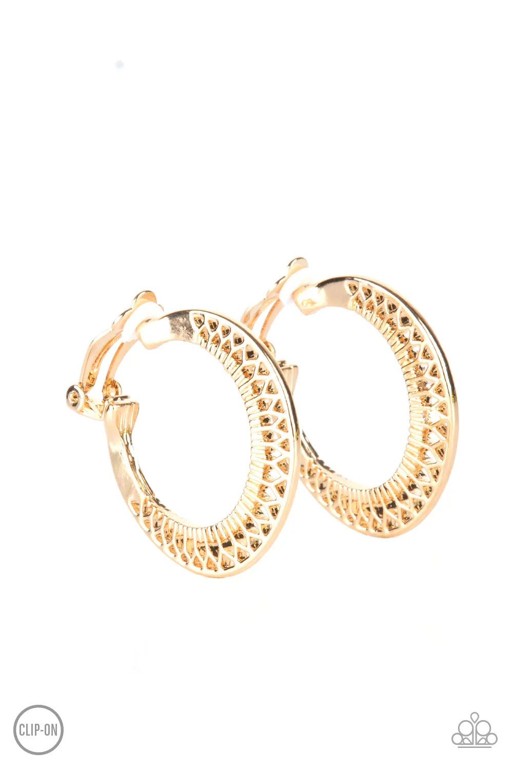 Moon Child Charisma Gold Clip-On-Earrings