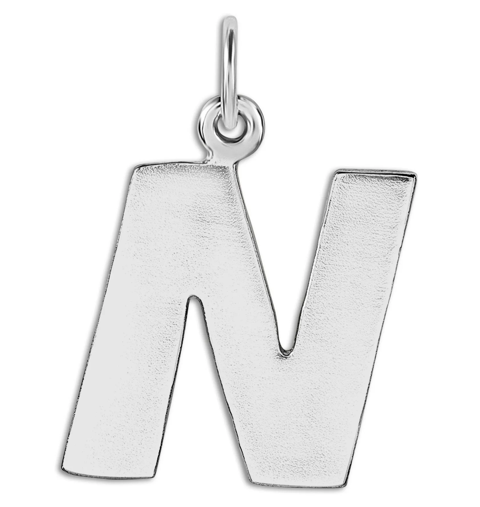 N Cutout Letter Charm