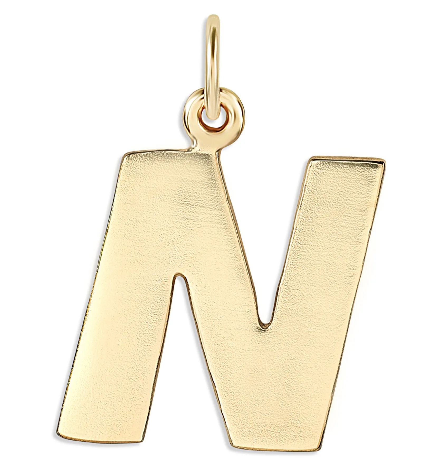 N Cutout Letter Charm