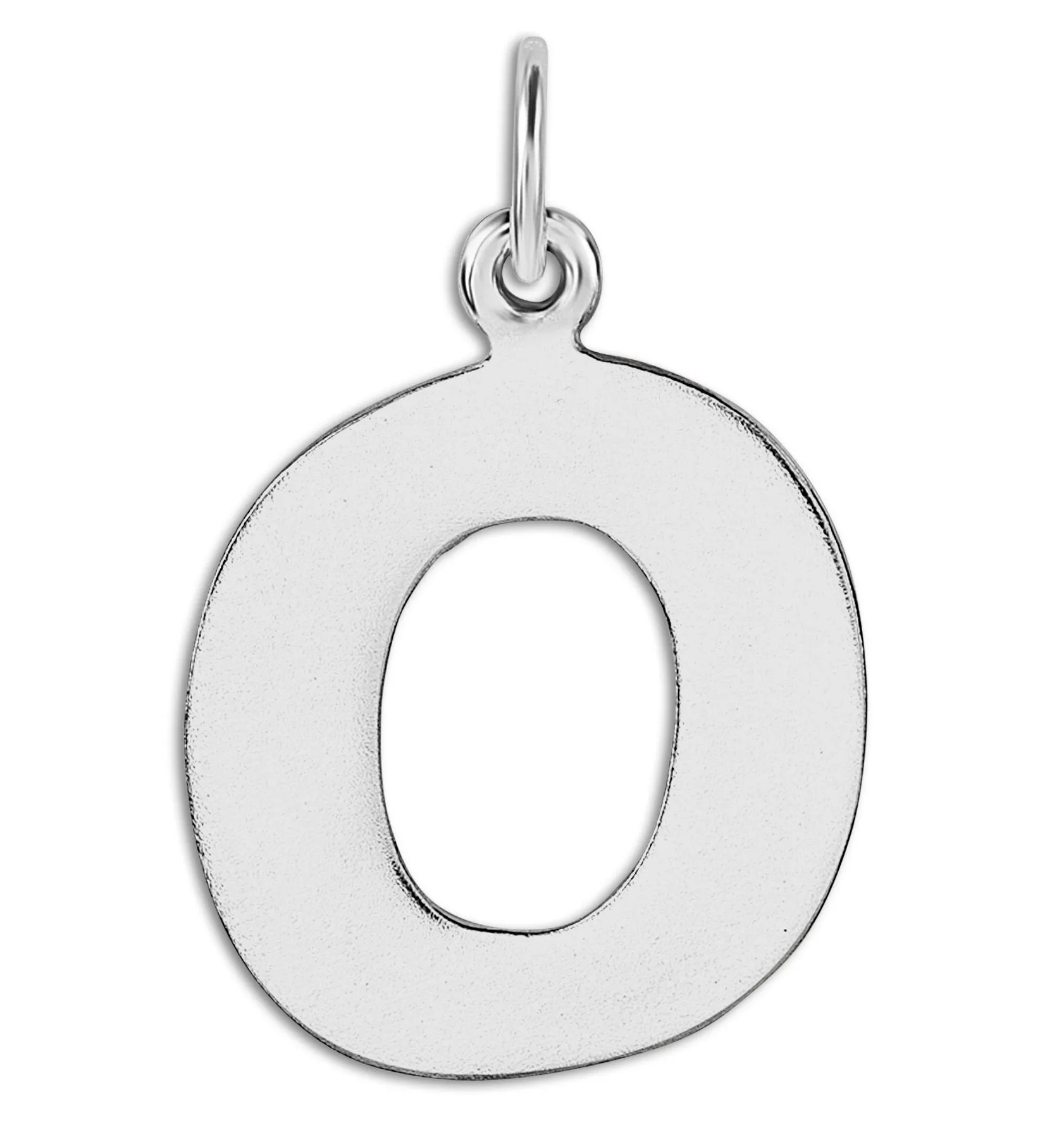 O Cutout Letter Charm