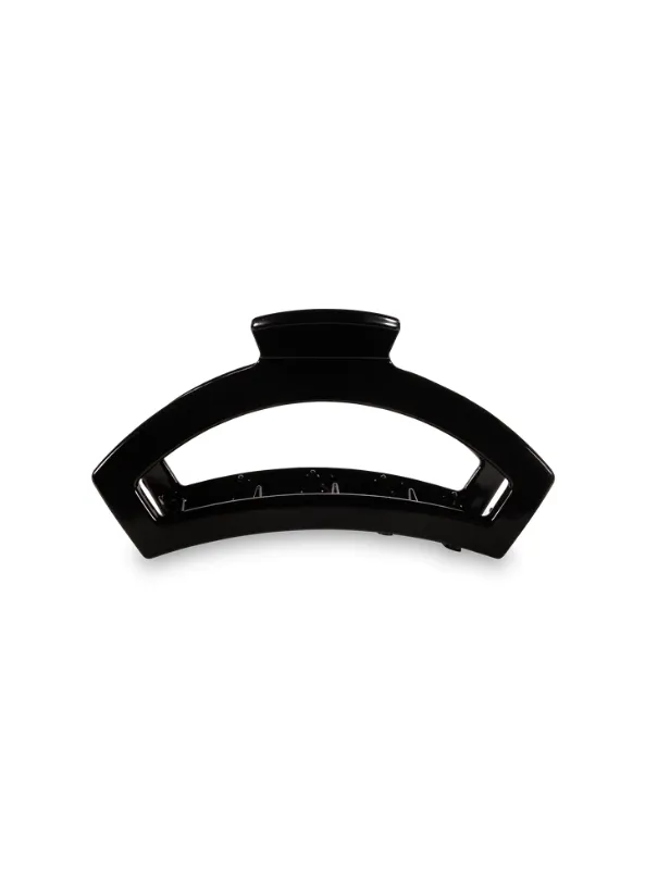 Open Jet Black Medium Hair Clip