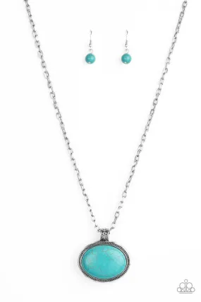 Paparazzi Sedimentary Colors - Blue Necklace