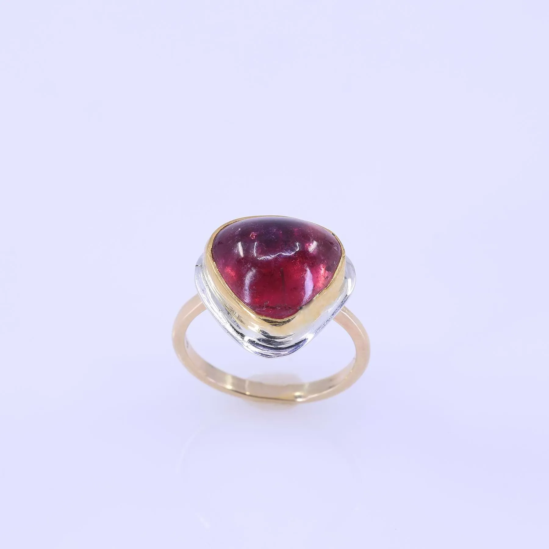 Persistence - Pink Tourmaline Gold Ring