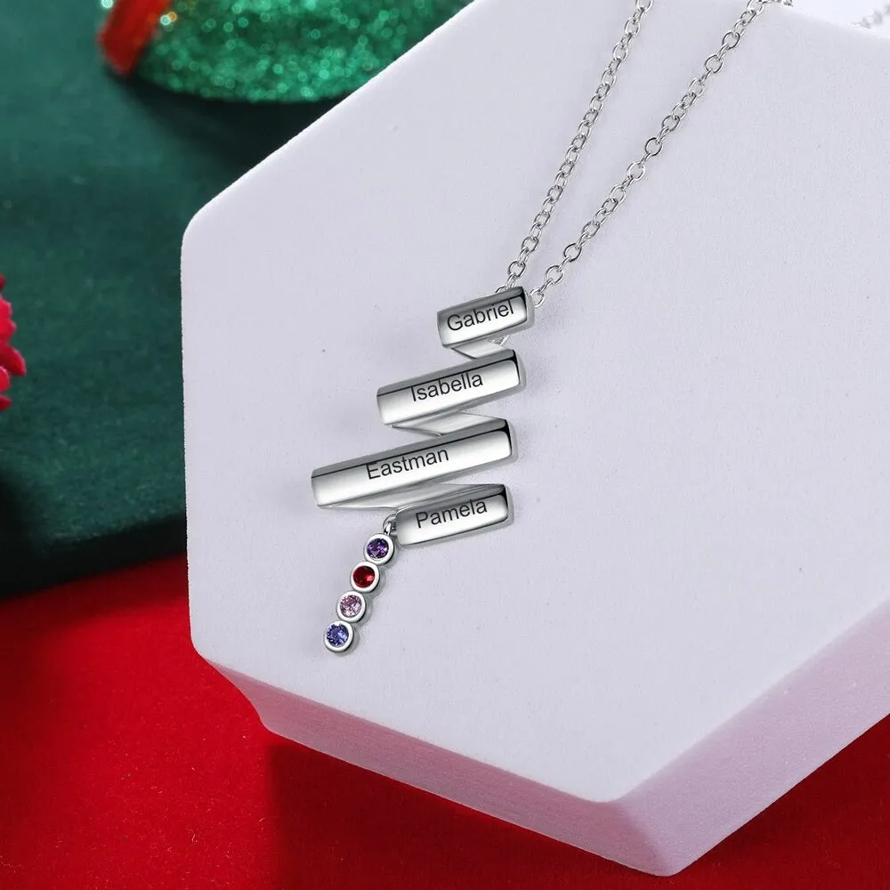 Personalized Birthstone Necklace for Women