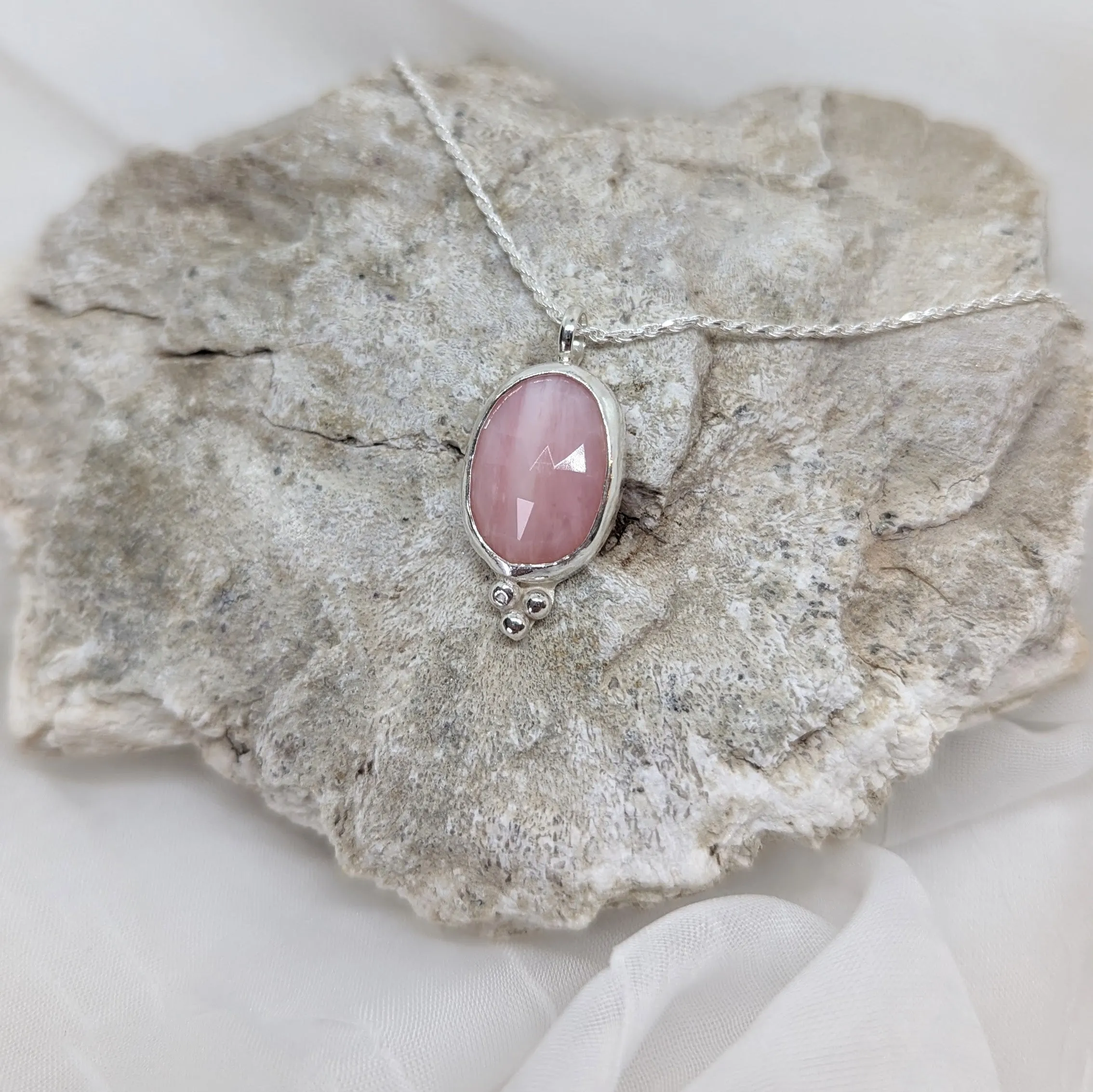 Pink Opal Necklace