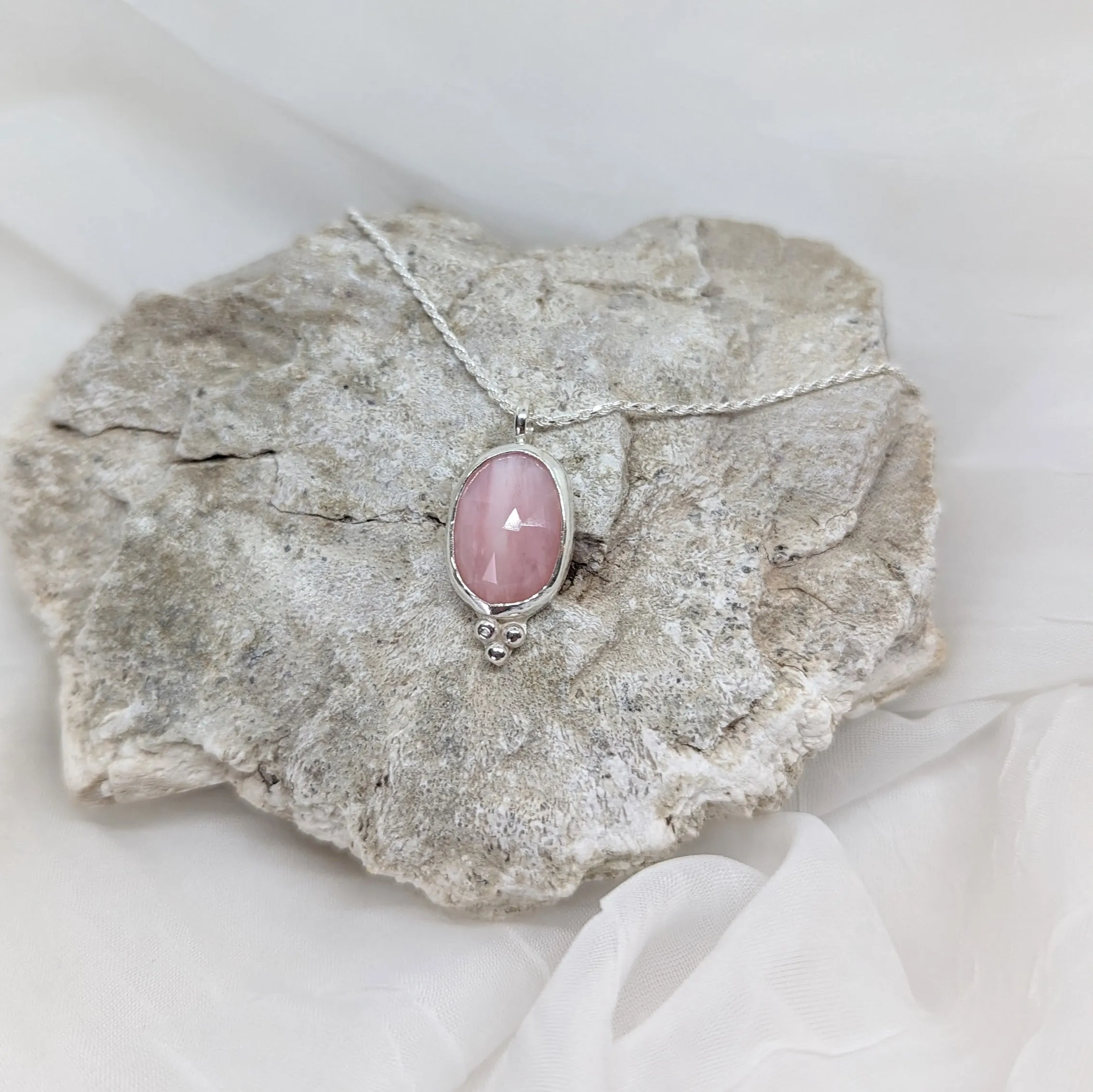 Pink Opal Necklace