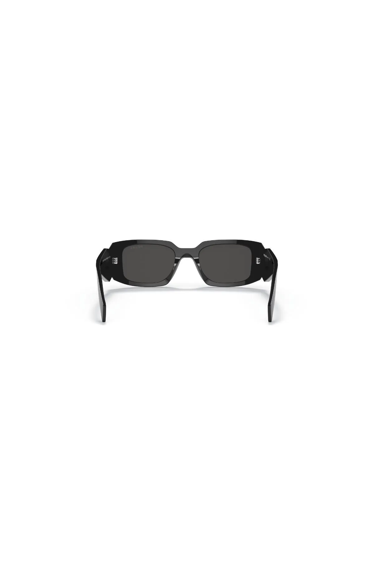 Prada Iconic Rectangle Sunglasses - Black/ Dark Grey