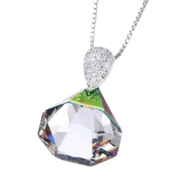 Princess Diamond Shape Swarovski Crystal Necklace