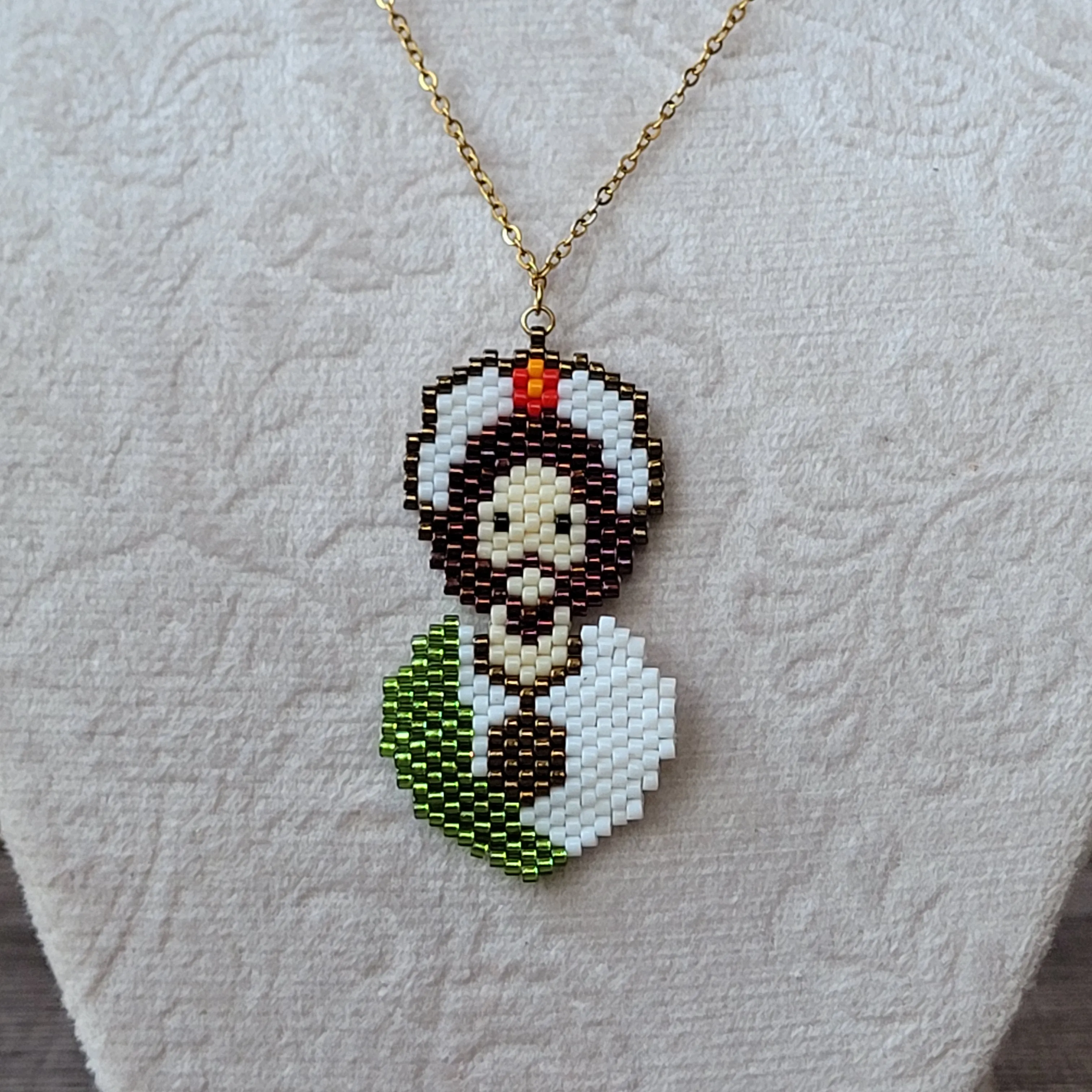 Saint Jude miyuki necklace