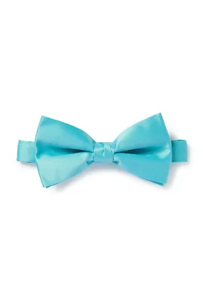 Satin Bow Tie - Light Turquoise