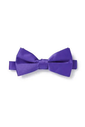 Satin Bow Tie - Violet Purple