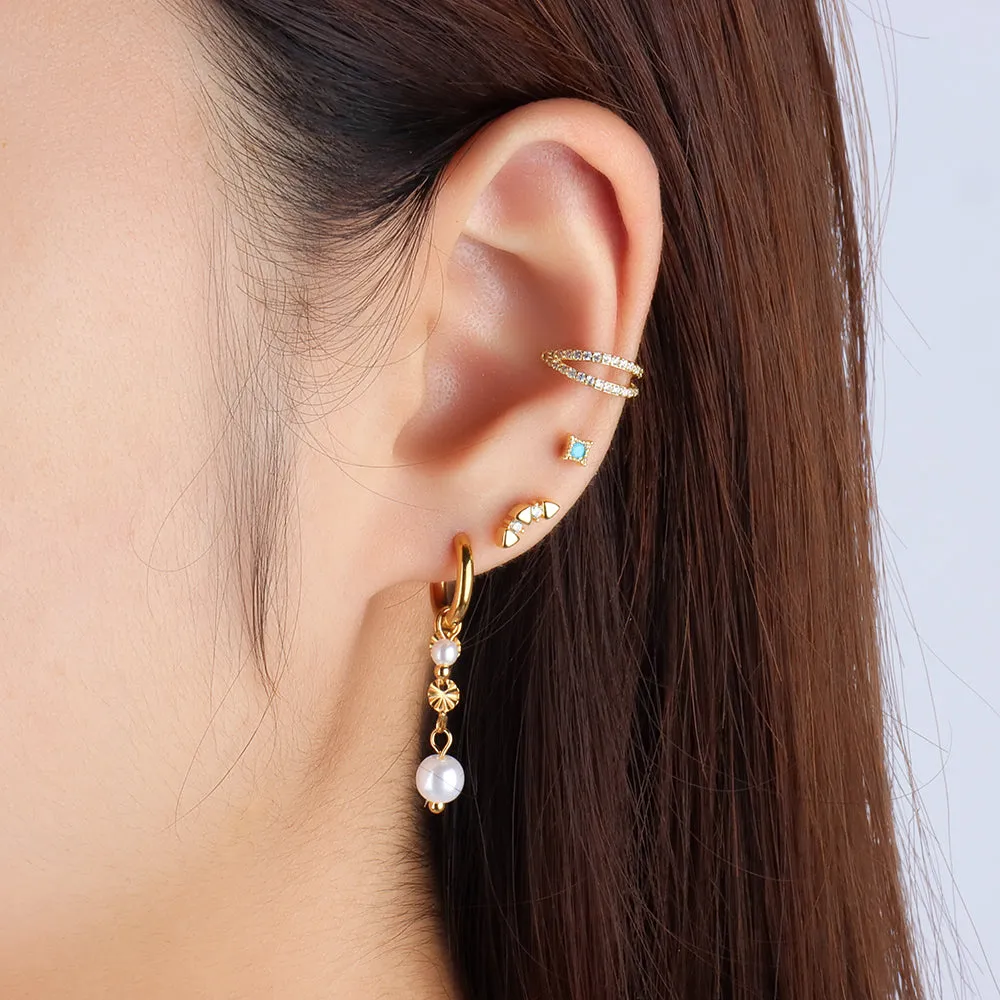 Shiny Double Layer Ear Cuff