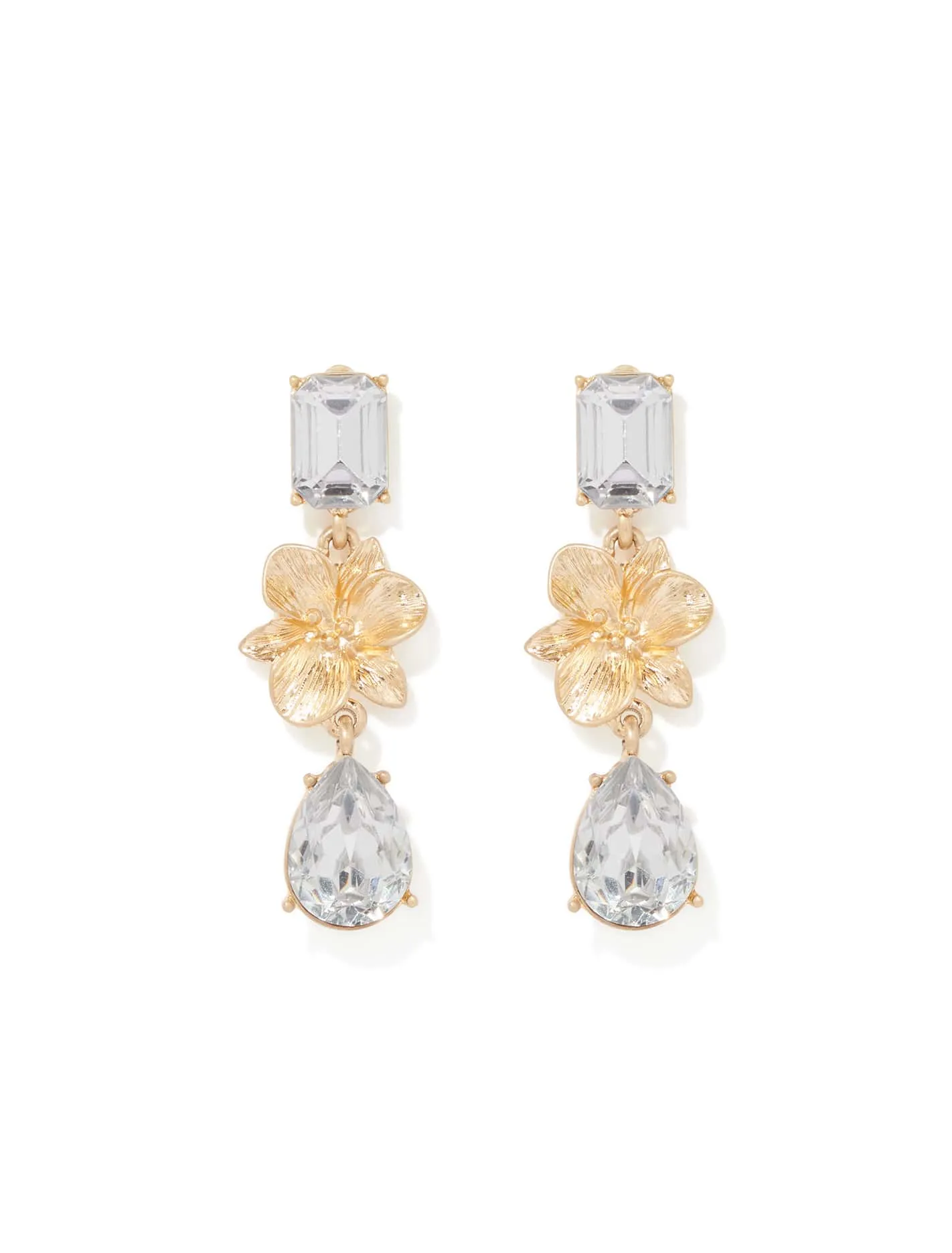 Signature Blythe Glass Flower Drop Earrings