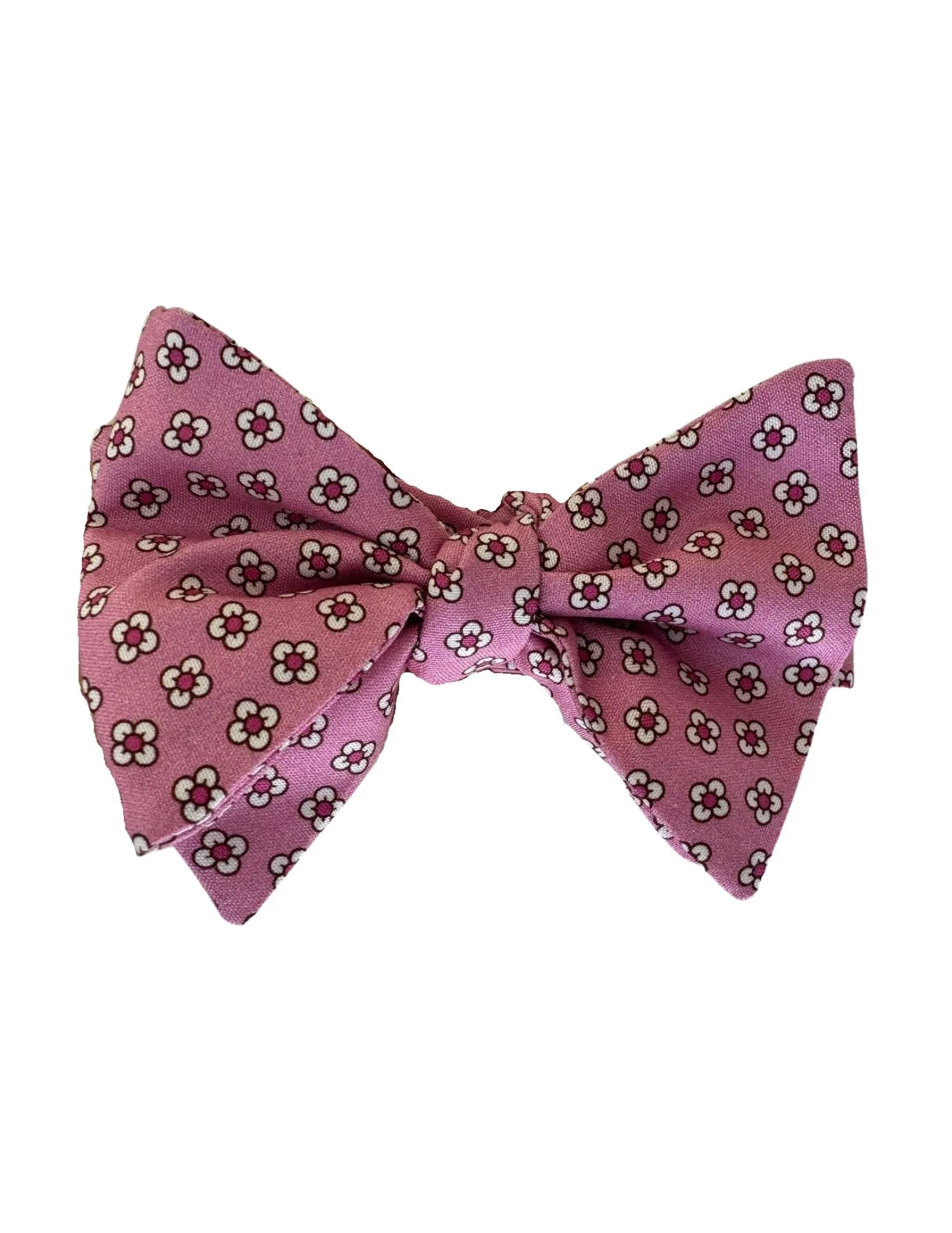 Silk Daisy Bow Tie | Pink Mix