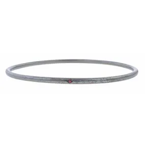 Single Station Ruby Bangle Bracelet- Heirloom by Doyle & Doyle