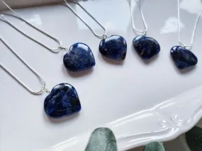 Sodalite Heart Necklace