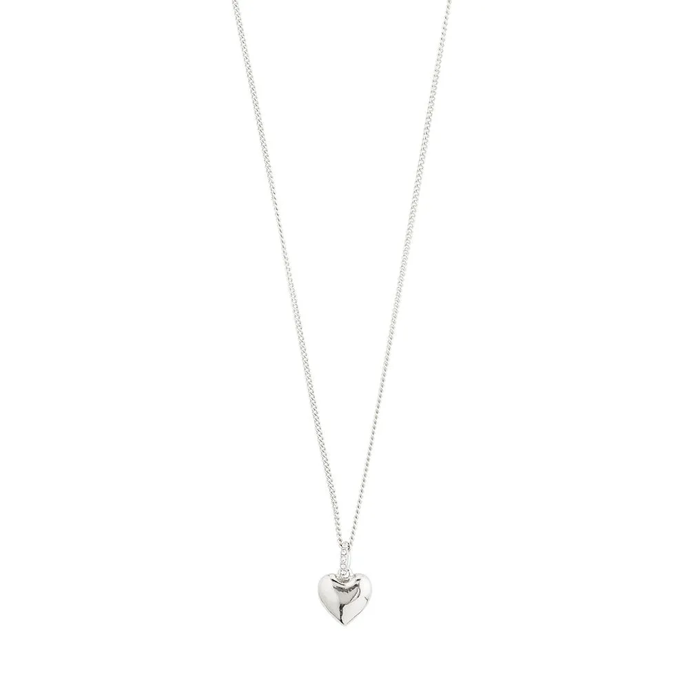 Sophia Silver Plated Crystal Necklace