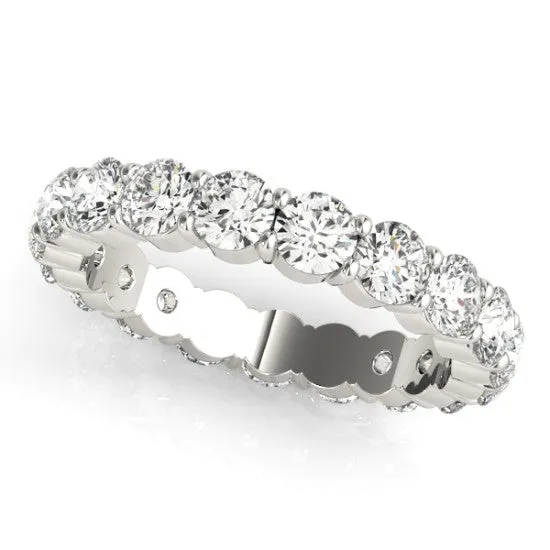 SPLENDOR 4.3 Carat Diamond Eternity Band in 14K/ 18K/ Platinum  GIA Graded 25 pointer G Color SI1 Clarity By Mike Nekta SIZE 7 to 9