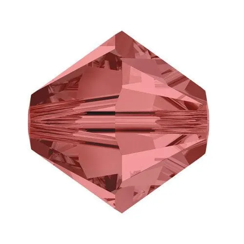 Swarovski 4mm Bicone - Padparadscha (10 Pack) XILION