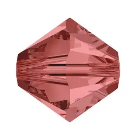 Swarovski 4mm Bicone - Padparadscha (10 Pack) XILION