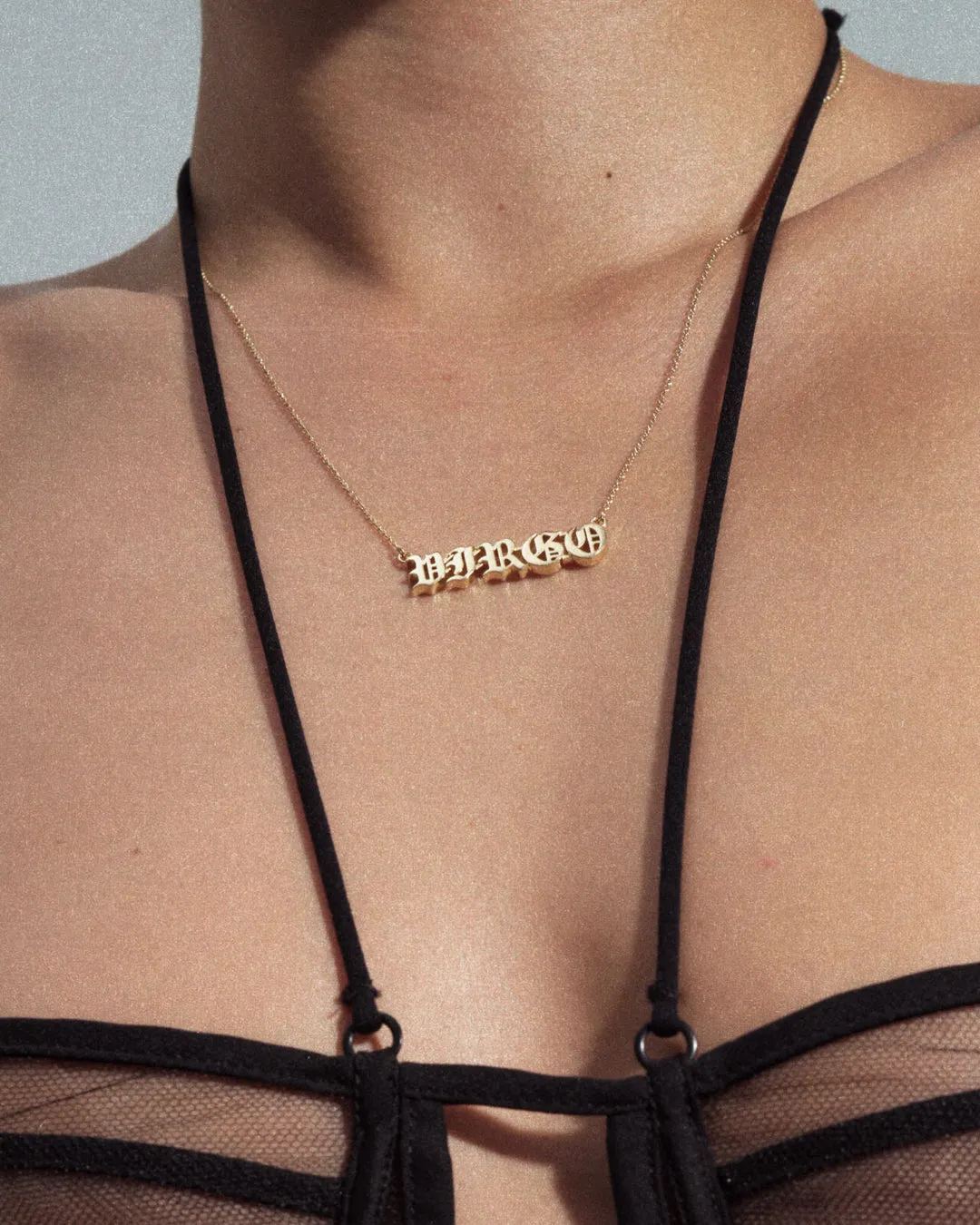 The Nameplate Necklace [Old English]