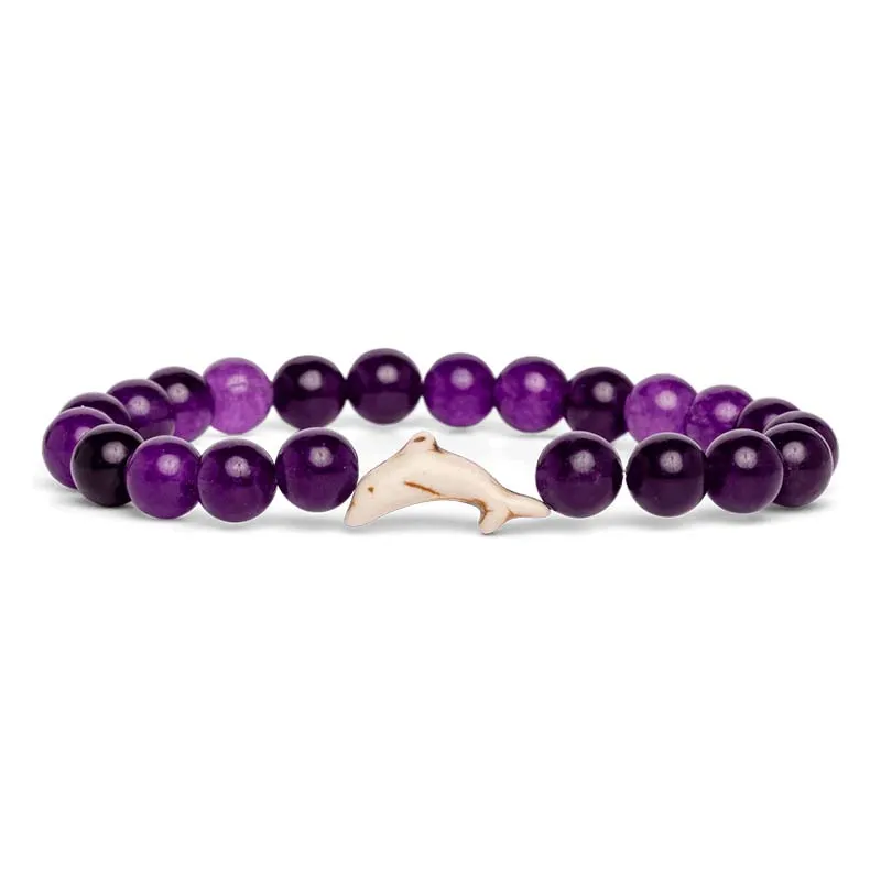 The Odyssey Dolphin Tracking Bracelet in Echo Purple