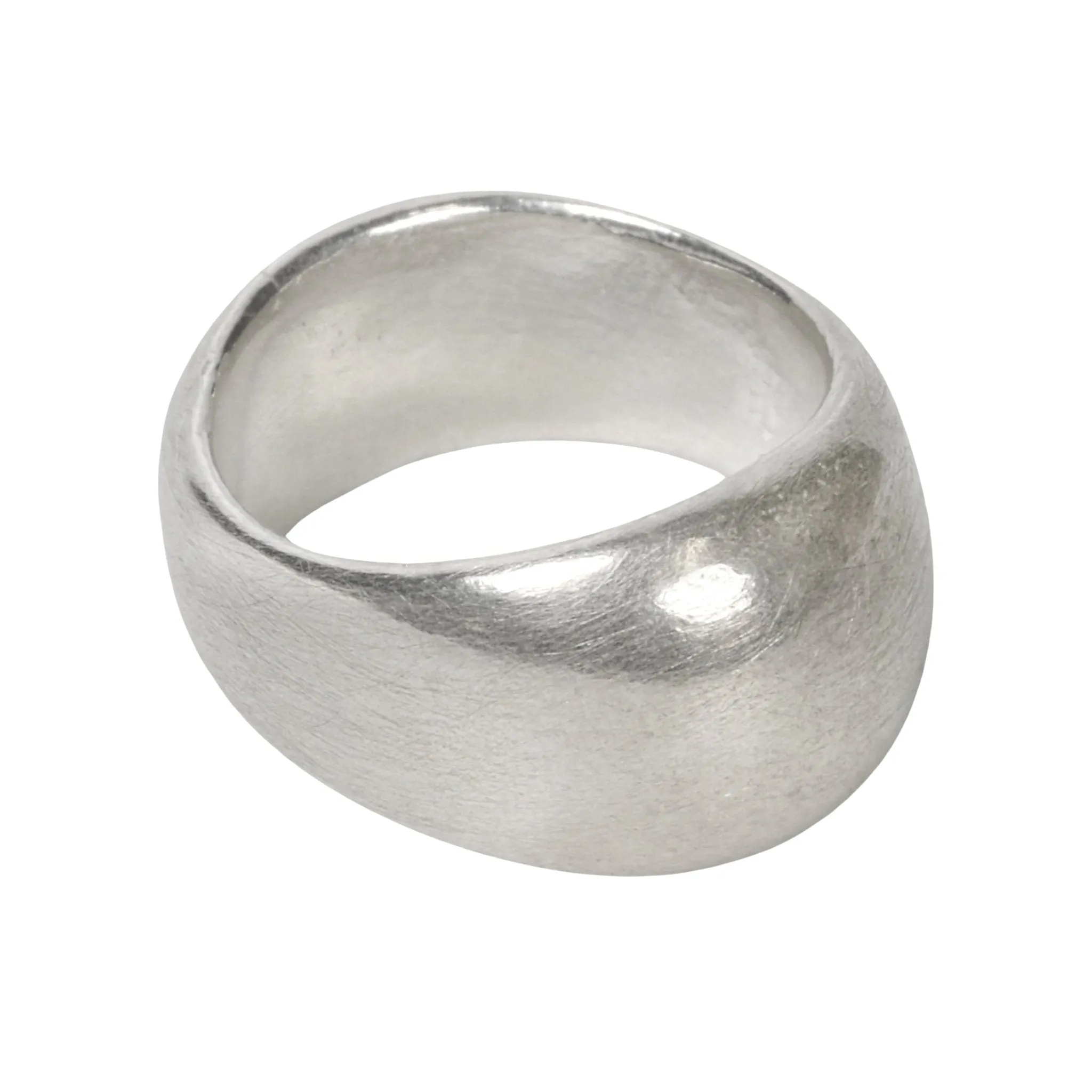 The Ruth Sterling Silver Domed Top Ring