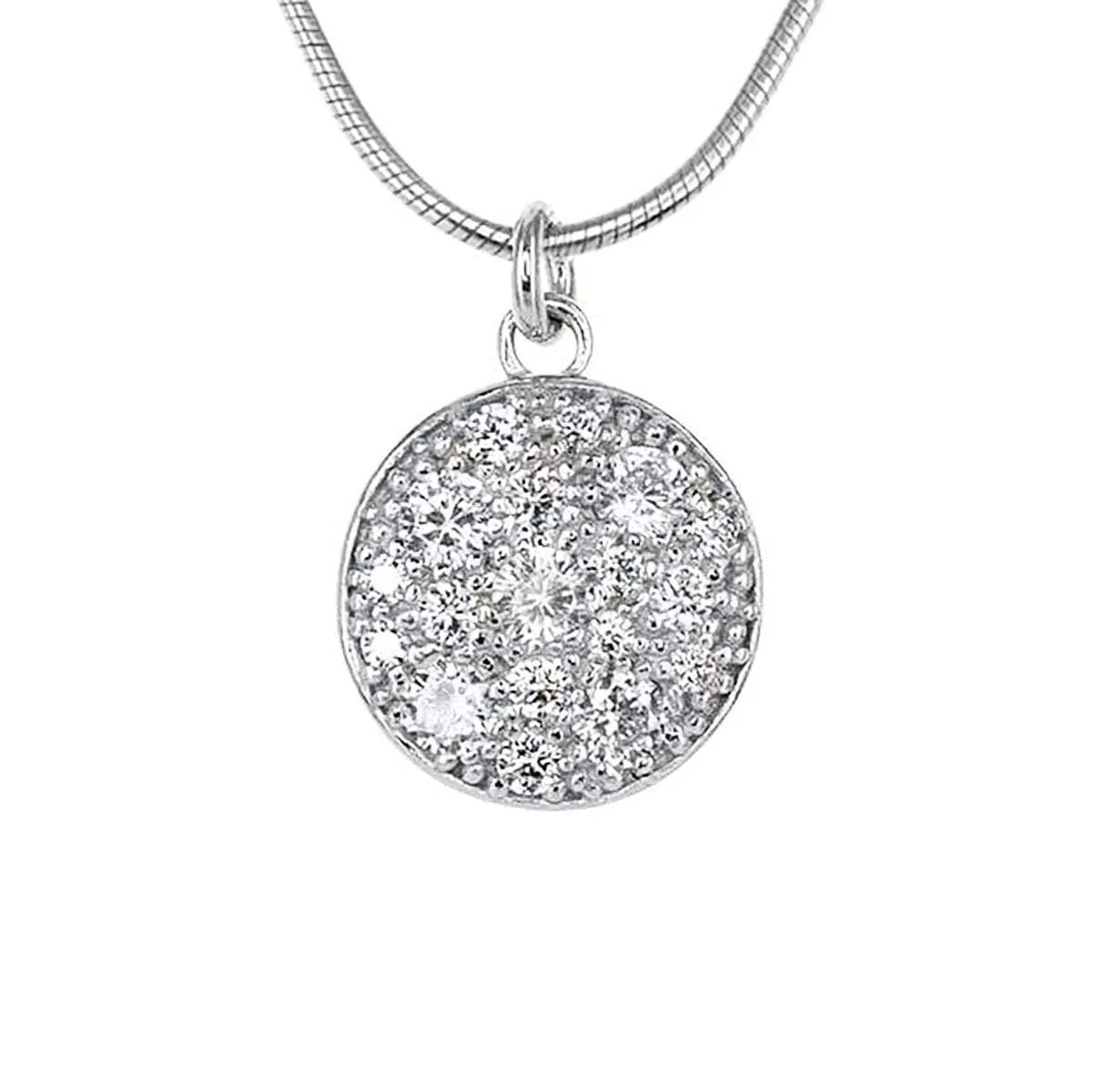 The Swarovski Crystal Disc Necklace & Earring Set